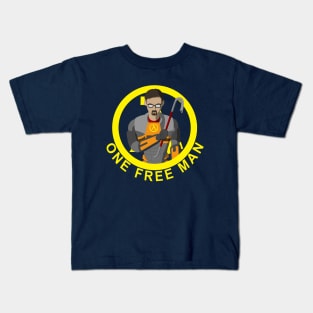 One Free Man Kids T-Shirt